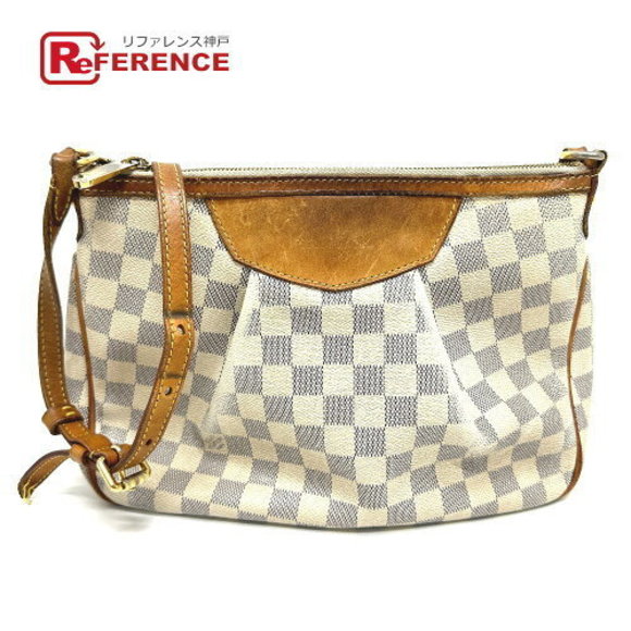 Louis Vuitton Damier Azur White Syracuse PM Shoulder Bag Canvas White - Picture 1 of 9
